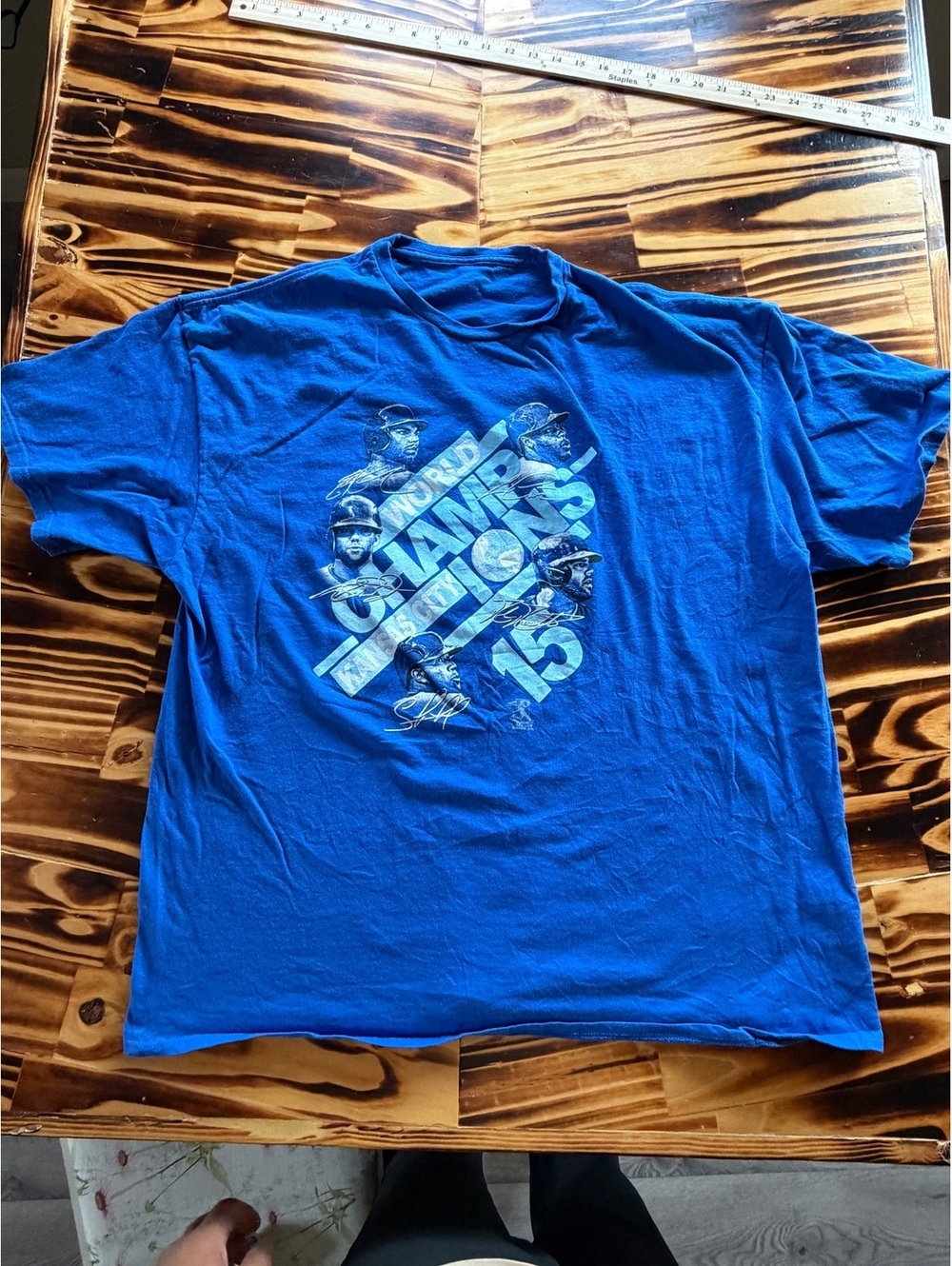 MLB Men's KC Royals 2015 World Series champions
